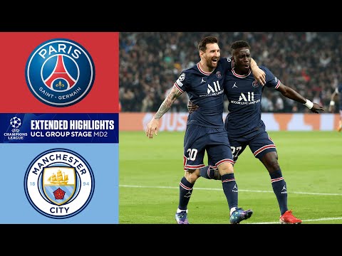 PSG vs. Man. City: Extended Highlights | UCL Group Stage MD 2 | CBS Sports Golazo