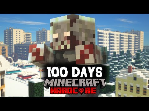 I Spent 100 Days in a Frozen Zombie Apocalypse in Minecraft