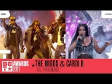 Cardi B Joins Migos For A Turnt Up Performance of ‘Straightenin’ & ‘Type Sh*t’ | BET Awards