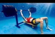 Trying to Bench 405 lbs Underwater | OT 28