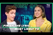 HSMTMTS Cast Plays Finish the Lyric | Most Likely To | Olivia Rodrigo, Joshua Bassett
