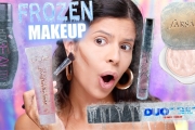 FULL FACE OF FROZEN MAKEUP CHALLENGE | WTF DID I JUST DO???
