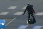 French Inventor Flies Across English Channel on Hoverboard