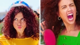 FUNNY CURLY HAIR PROBLEMS || Girls With Curly Hair Struggles by 123 GO!