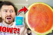 How To Cut A Watermelon With Dental Floss!! *TOP 5 BAR TRICK BETS YOU WILL ALWAYS WIN*