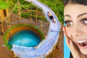 KIDS BUILD Mind Blowing Water Slide