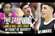 LaMelo Ball Goes ABSOLUTELY CRAZY w/ QUAVO Watchng! TAKES OVER FOR 24 POINT COMEBACK!!