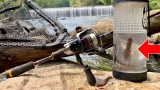 FIND YOUR OWN BAIT FISHING CHALLENGE!!! (Surprising Results)