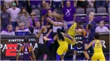 Brittney Griner, Diana Taurasi among 6 ejected after Mercury and Wings scuffle | WNBA Highlights