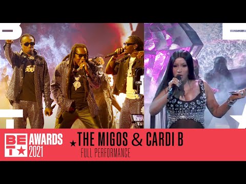 Cardi B Joins Migos For A Turnt Up Performance of ‘Straightenin' & ‘Type Sh*t’ | BET Awards