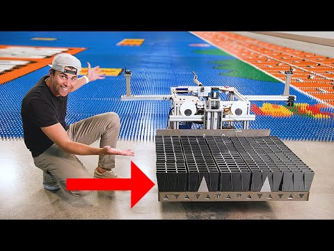 World Record Domino Robot (100k dominoes in 24hrs)