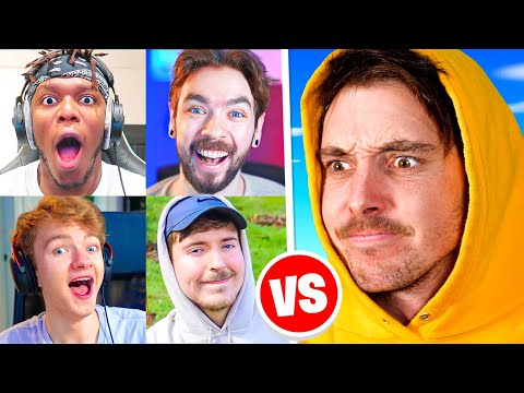 1v1ing EVERY YOUTUBER (ksi/beast/tommy)