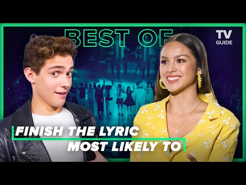 HSMTMTS Cast Plays Finish the Lyric | Most Likely To | Olivia Rodrigo, Joshua Bassett