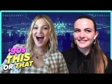 CRUEL SUMMER’S Olivia Holt and Chiara Aurelia Play ’90s This or That