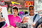 Letting UBER DRIVERS Decide What I EAT for 24 HOURS!!