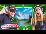 CLICK PAINTS BOB ROSS CHALLENGE! *blindfolded*