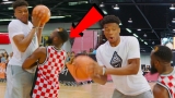 I TOOK A CHARGE DEFENDING NBA MVP GIANNIS BASKETBALL EURO STEP!